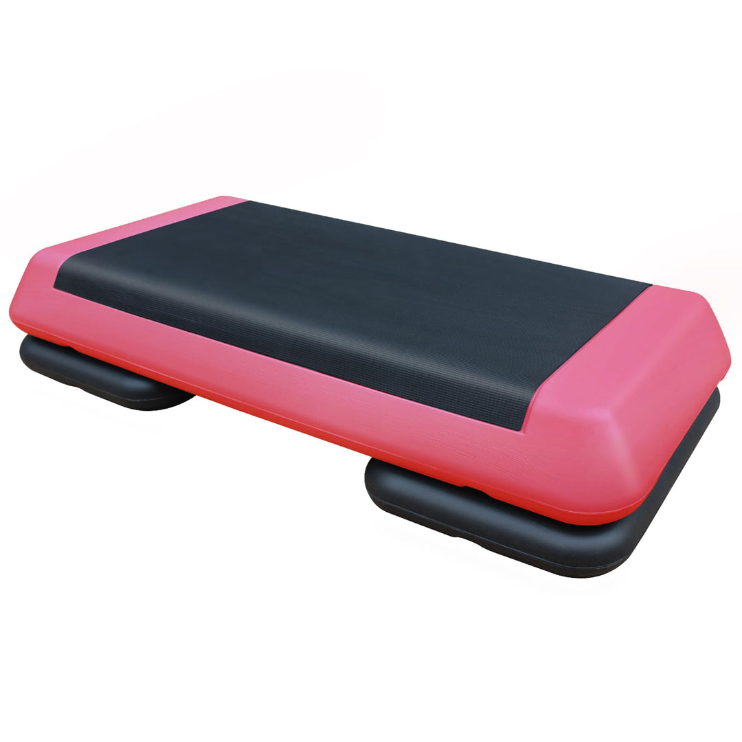 Aerobic Stepper für Fitness und Training, 76x35cm Steppbrett Höhenverstellbar, Step-Plattform-Traine