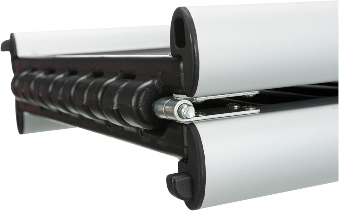 Trixie 3938 Klapp-Rampe, Aluminium/Kunststoff/Gummi, 38 × 155 cm, 6,3 kg, schwarz