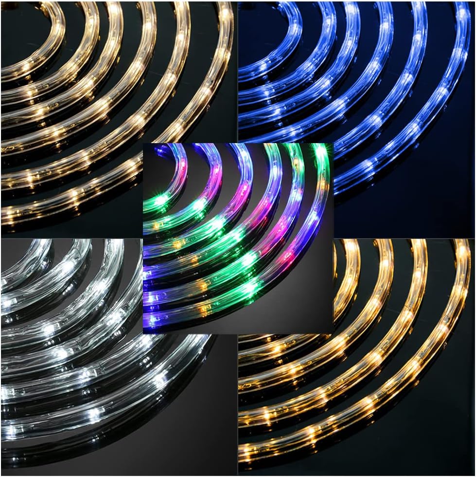 Jopassy LED Lichterschlauch für aussen, 30m LED Lichtschlauch mit 8 Leuchtmodi, Lichtschläuche Wasse