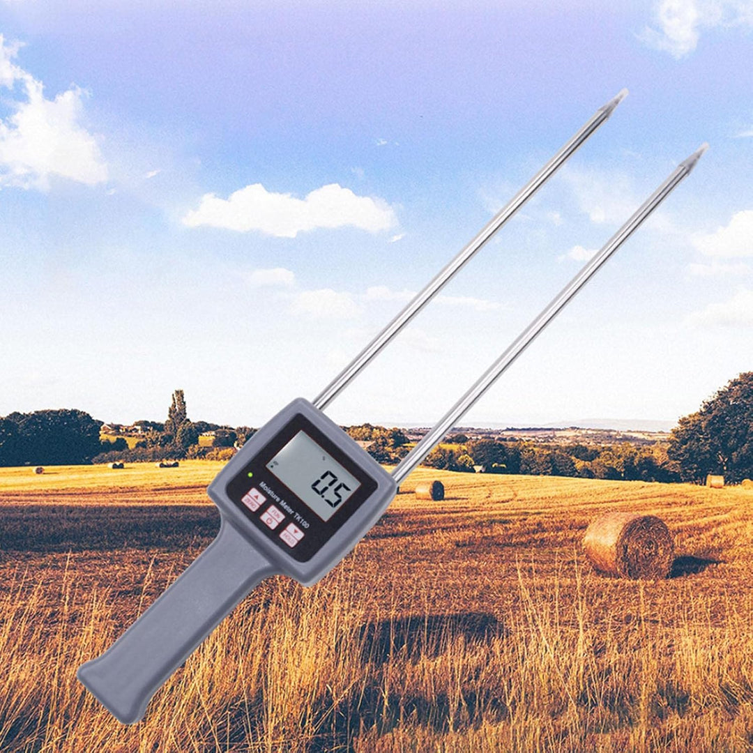 Tragbares Heu Feuchtigkeitsmessgeräte, Getreide Reis Mais Weizen Getreide LCD Display Feuchtigkeitsm
