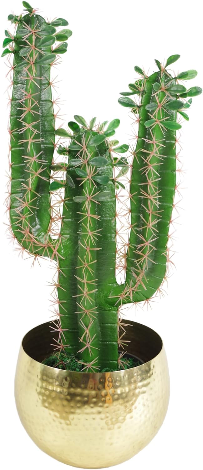 Leaf Grosser Blumentopf aus Metall, 22 x 18 cm, gehämmert, silberfarben, gerader Rand, 22 x 18 cm 22