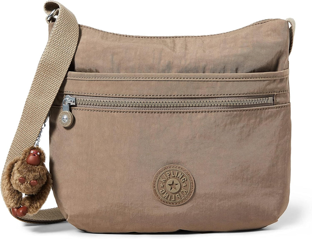 Kipling Arto, Damen Umhängetasche, Braun (True Beige), 15x24x45 cm (W x H x L), True Beige
