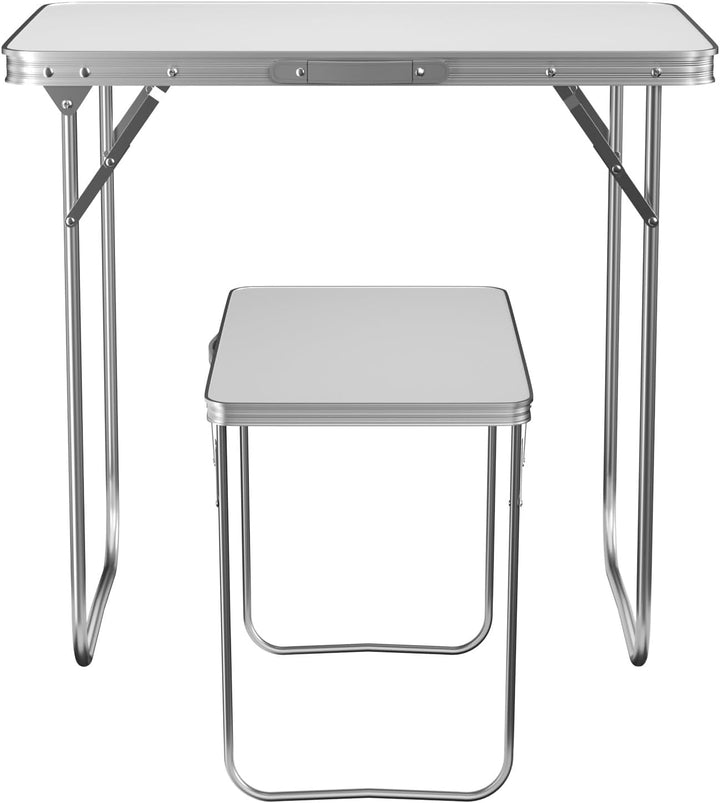 EFAN Campingtisch, klappbar, 80 x 60 x 69 cm, tragbarer Gartentisch für drinnen oder draussen, ideal