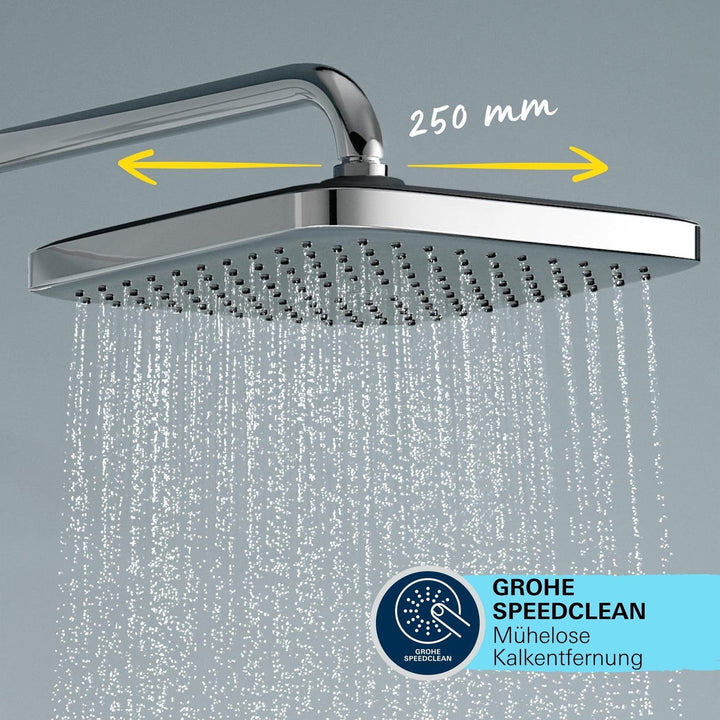 GROHE Vitalio Comfort 250 - Flex Duschsystem mit Umstellung (wassersparend, 2 Strahlarten, flexible