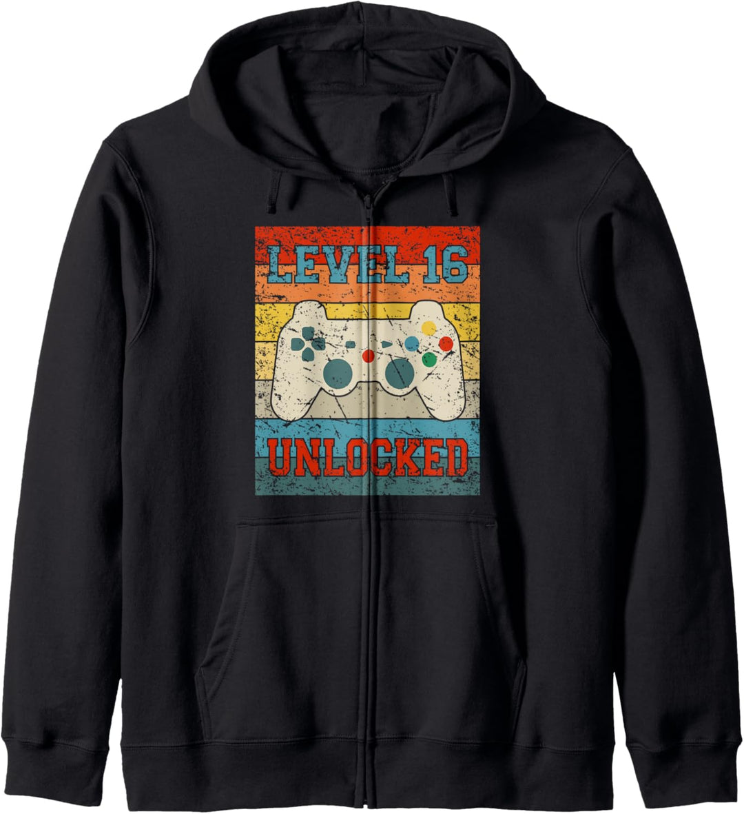 16th Birthday Gift Gamers Boys Son Gifts 16 Year Old Gamer Kapuzenjacke