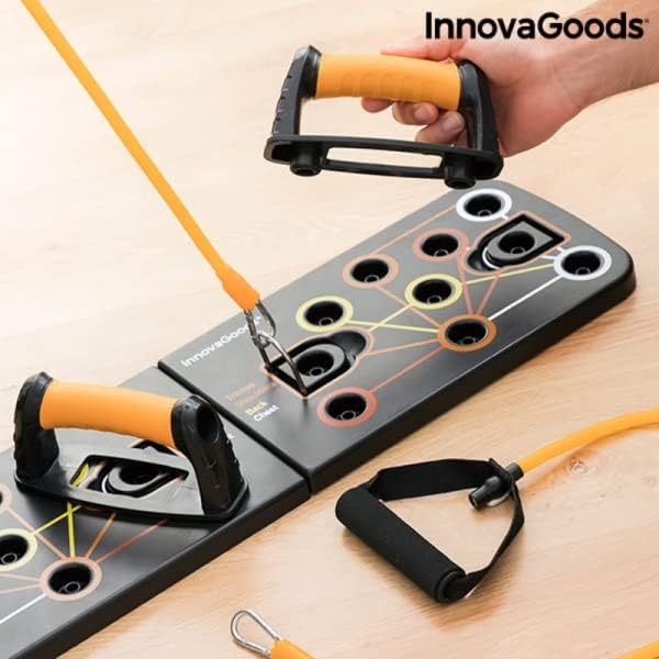 InnovaGoods - Multifunktions-Push-up-Board, Fitness Board Balance, Ganzkörpertraining zuhause, Abneh