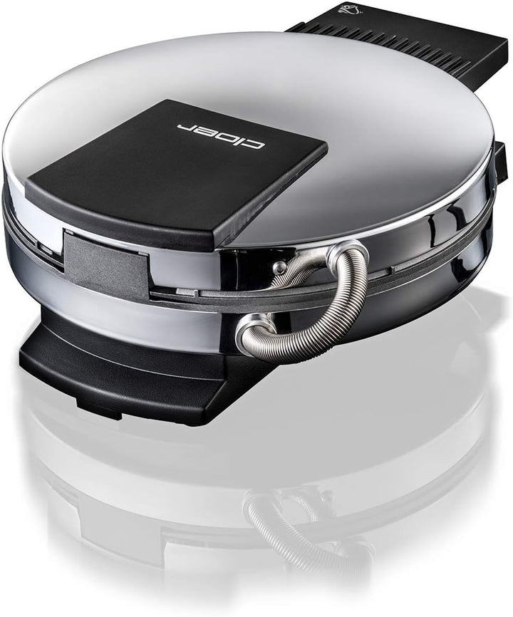 Cloer 285EF Hörncheneisen mit Ostfrieslandwappen für hauchdünne, knusprige Hörnchen, 800 W, Backfläc