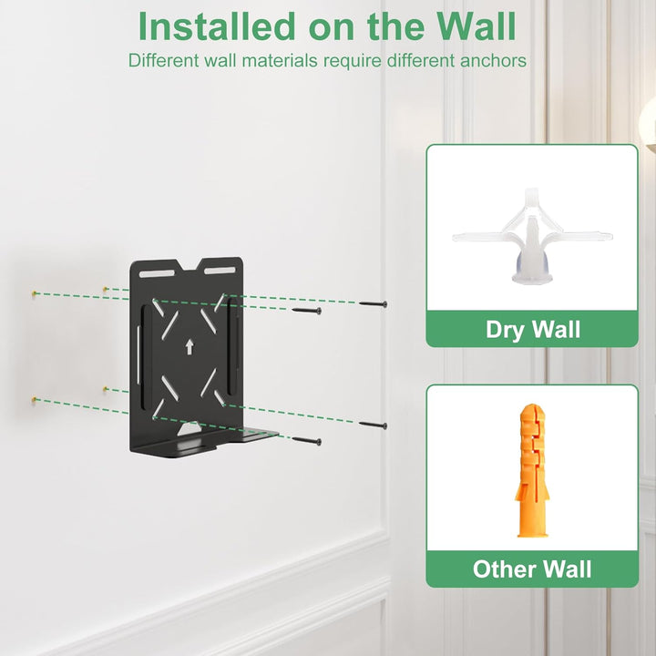 Universal Halterung für HP Dell Lenovo Mini PC Verstellbare Wand und VESA Halterung für Mini Compute