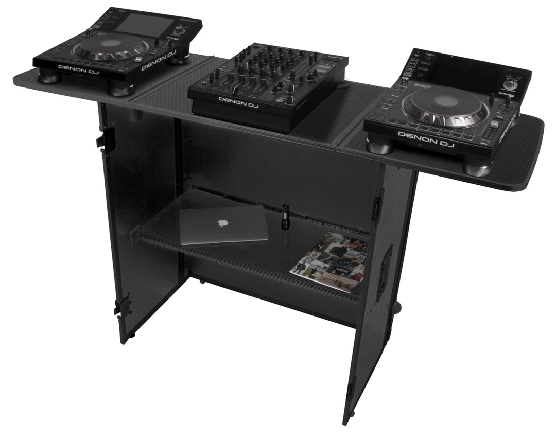 UDG FlightCase Fold Out DJ Table Schwarz, Schwarz