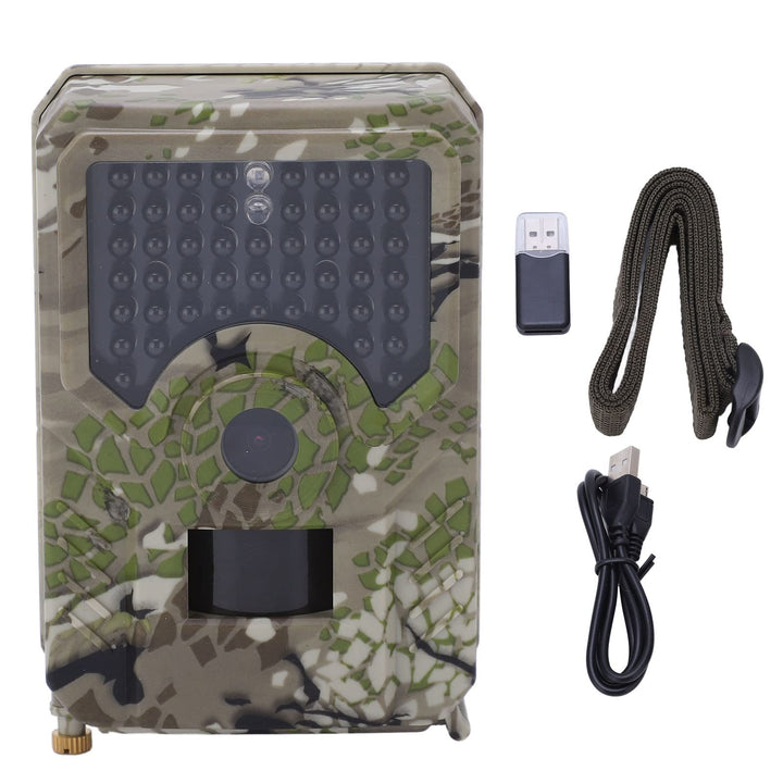 Eujgoov PR200 12MP HD 1080P Wildkamera wasserdichte IP56-Kamera Jagdkamera für Wildtiere