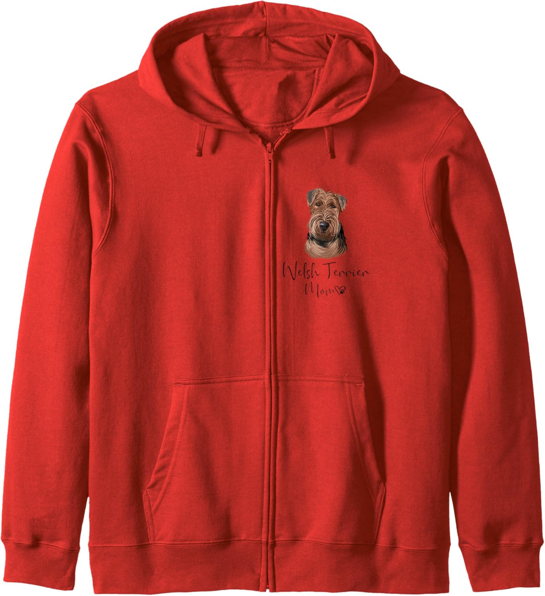 Welsh Terrier Mom Hundemama Welsh Terrier Hunde Mama Kapuzenjacke