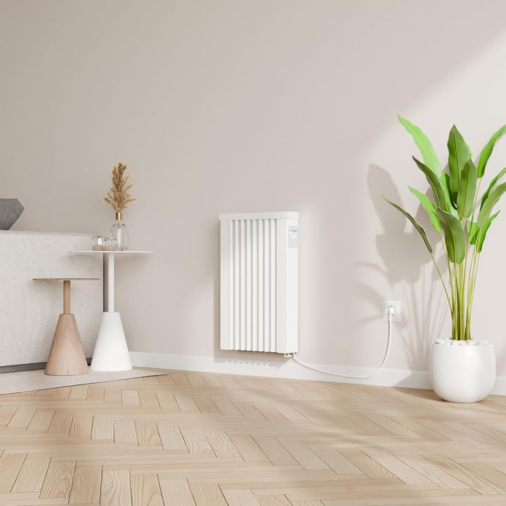 AeroFlow Elektroheizung mit Schamotte Speicherkern FlexiSmart Pro WLAN Fähig App Steuerung (MINI 650