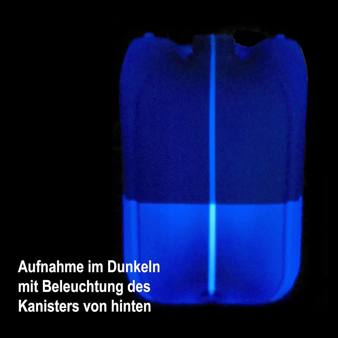 plasteo® 6er Set: 20 L Kanister Wasserkanister Blau inkl. Deckel und 1 x Auslaufhahn | BPA-Frei Lebe