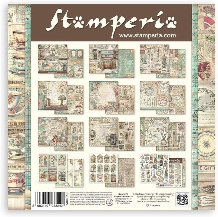 Stamperia - Scrapbook Paper Pad for Scrapbooking, Albums, Card Making, Bullet Journals, and More, Ac