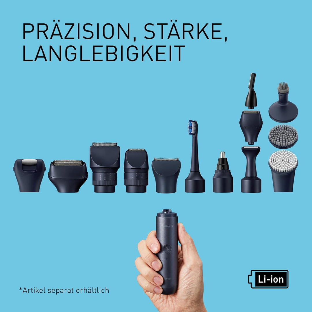 Panasonic MULTISHAPE modulares Körperpflege-System ER-CKL1, Starter-Kit, Bart- und Haartrimmer für M
