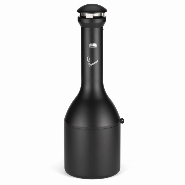 Rubbermaid Commercial Products FG9W3300BLA Infinity Genie Standaschenbecher, Schwarz