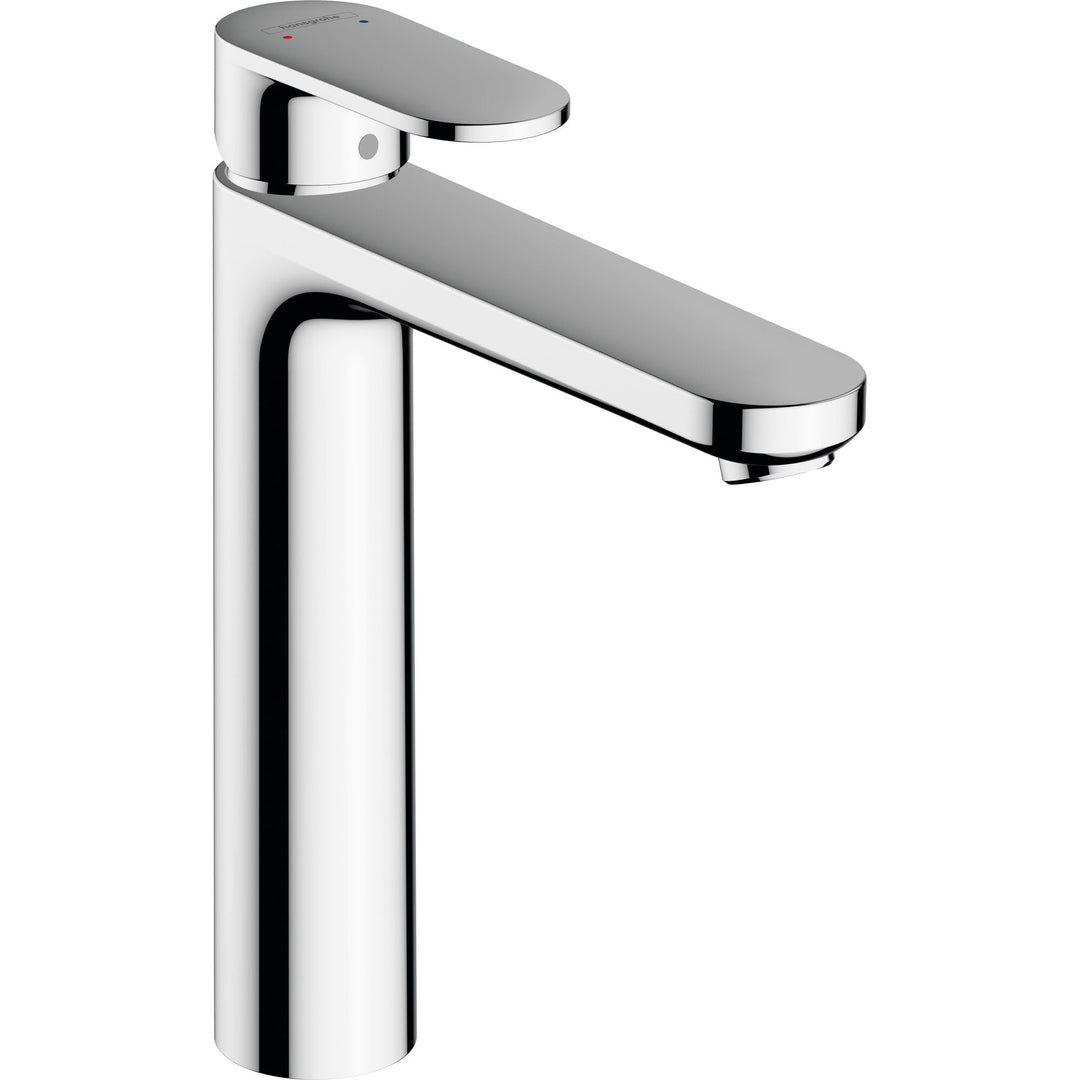 hansgrohe Waschtischarmatur Vernis Blend, Wasserhahn Bad mit Auslauf Höhe 190 mm, mit Zugstange, Bad