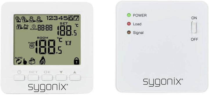 Sygonix SY-5470190 Funk-Raumthermostat Aufputz Wochenprogramm 1 St.