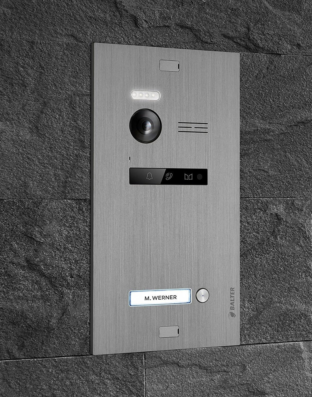 Balter EVO Video Türsprechanlage ✓ Touchscreen 7 Zoll Monitor ✓ Türstation für 2 Familienhaus Türkli