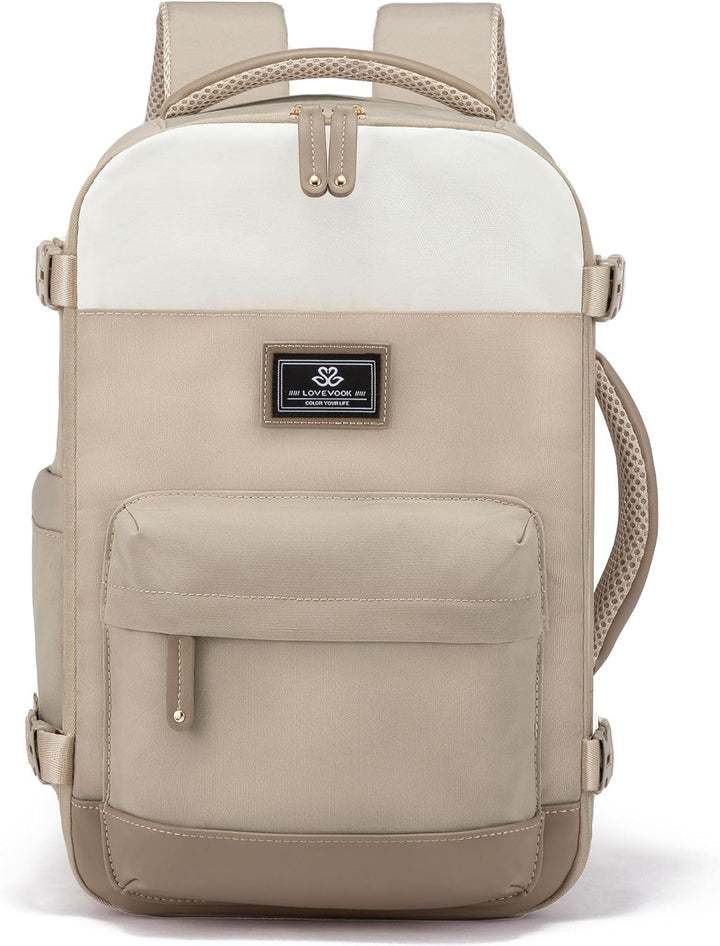 LOVEVOOK Handgepäck Rucksack Ryanair 40x30x20, Klein Reiserucksack Flugzeug Damen, 20L Travel Backpa