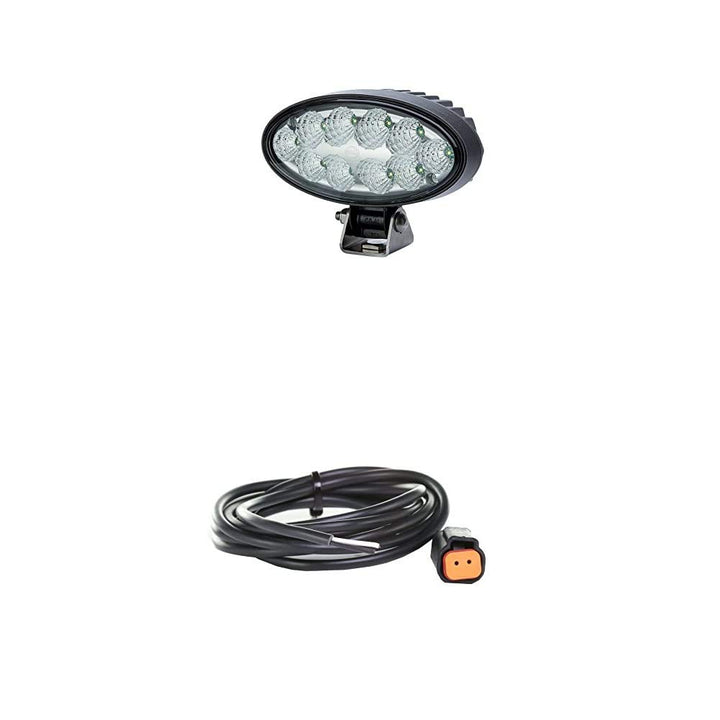Hella 1GB 996 486-001 Arbeitsscheinwerfer - Oval 90 Gen. II - LED - 12V/24V - 4300lm - Anbau - Nahfe