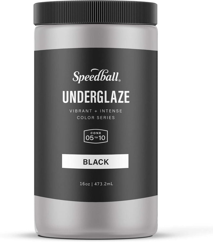 Unbekannt Speedball 001066 Underglaze, schwarz, Schwarz
