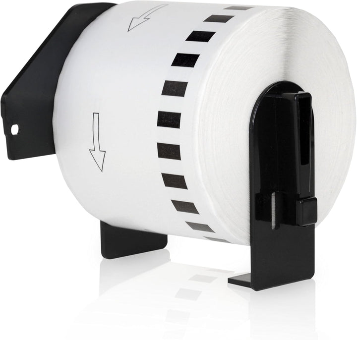 Kineco 5X Endlos-Etikett kompatibel für Brother DK22205 62mm x 30,48m P-Touch QL-1050 1060N 500 550