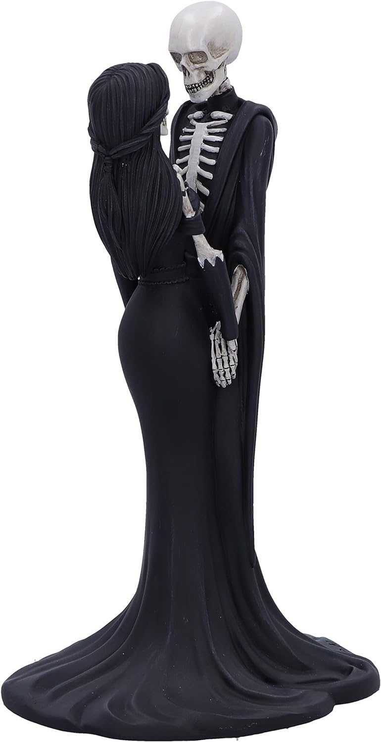 Nemesis Now Eternal Vow 24 cm, Kunstharz, Gothic-Hochzeitsgeschenk, Skelett-Gelübde-Figur, gegossen