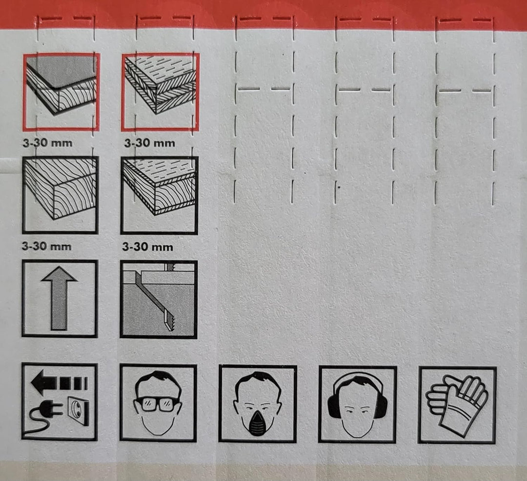Würth Stichsägeblätter für Holz 75/2,5 Packung 5 Stück (0608116111)