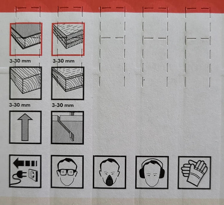Würth Stichsägeblätter für Holz 75/2,5 Packung 5 Stück (0608116111)