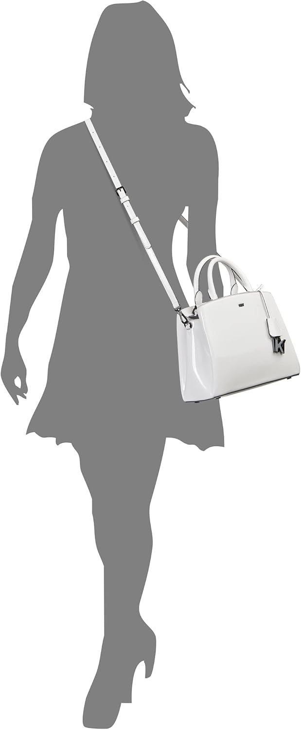DKNY Paige Umhängetasche Medium L Optisches Weiss, L Optisches Weiss