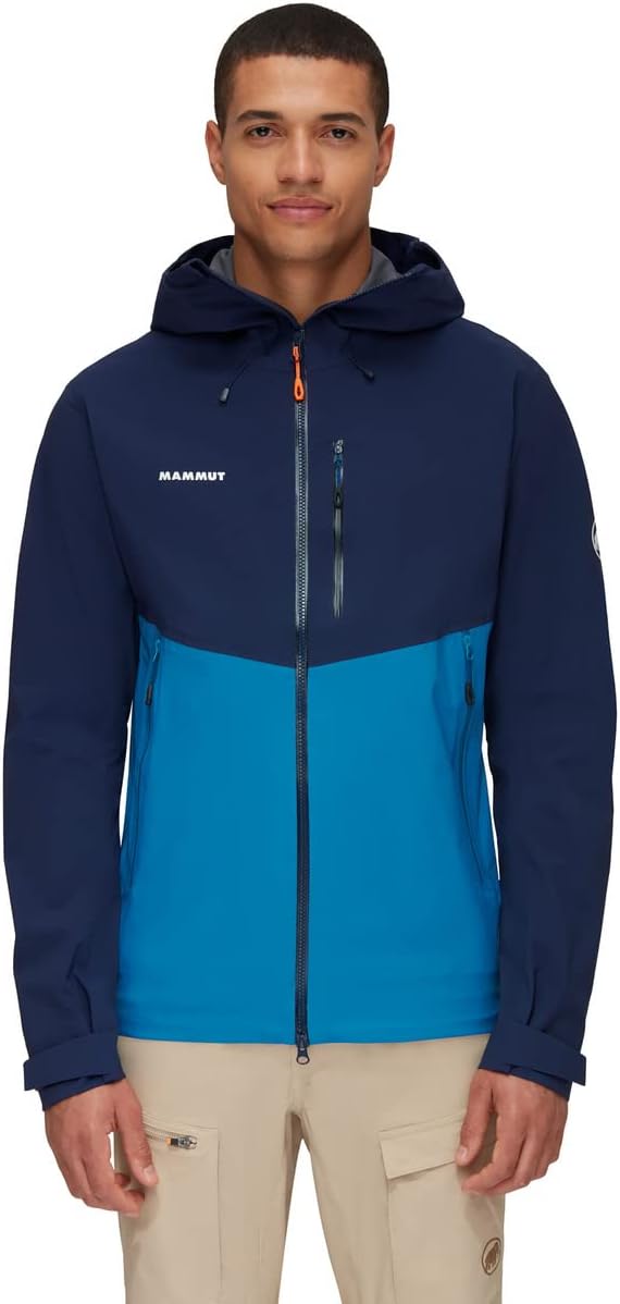 Mammut Herren Alto Guide Hs Hooded Jacket Men Hardshell Jackets (1er Pack) S deep ice-marine, S deep