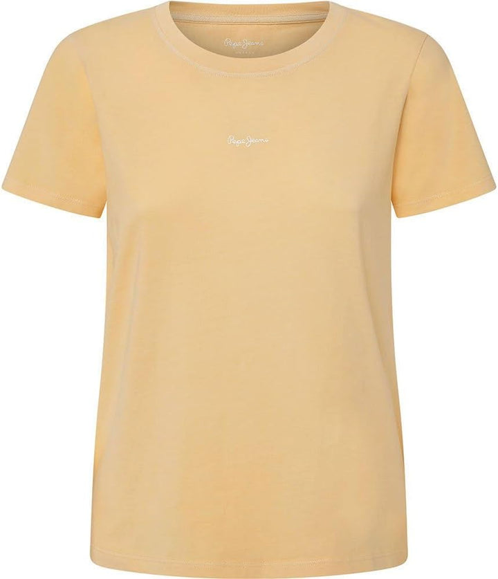 Pepe Jeans Damen Emily T-Shirt XS Yellow (Cornish Yellow), XS Yellow (Cornish Yellow)