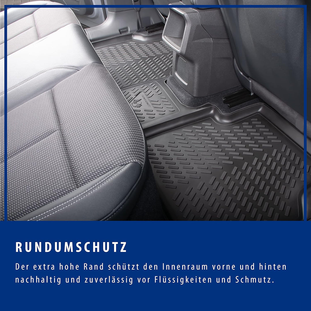 ELMASLINE 3D Gummimatten für Qashqai ab 2021 (J12) | Hoher Rand | Passt Nicht in E-Power !!! | Verbr