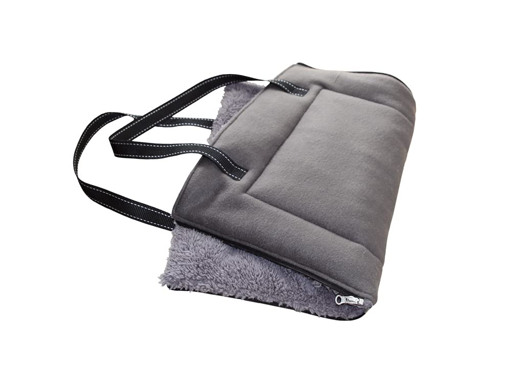Nobby Decke/Tasche eckig SHANTA, grau, 60 x 40 cm