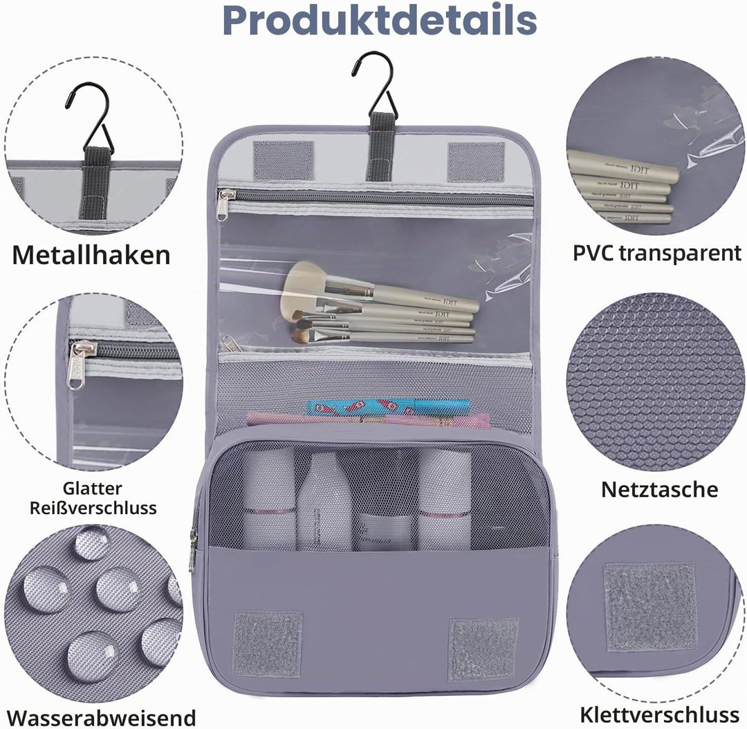 BAGAIL 10er-Set Packwürfel in verschiedenen Grössen Packorganizer für Reisezubehör Handgepäck Koffer