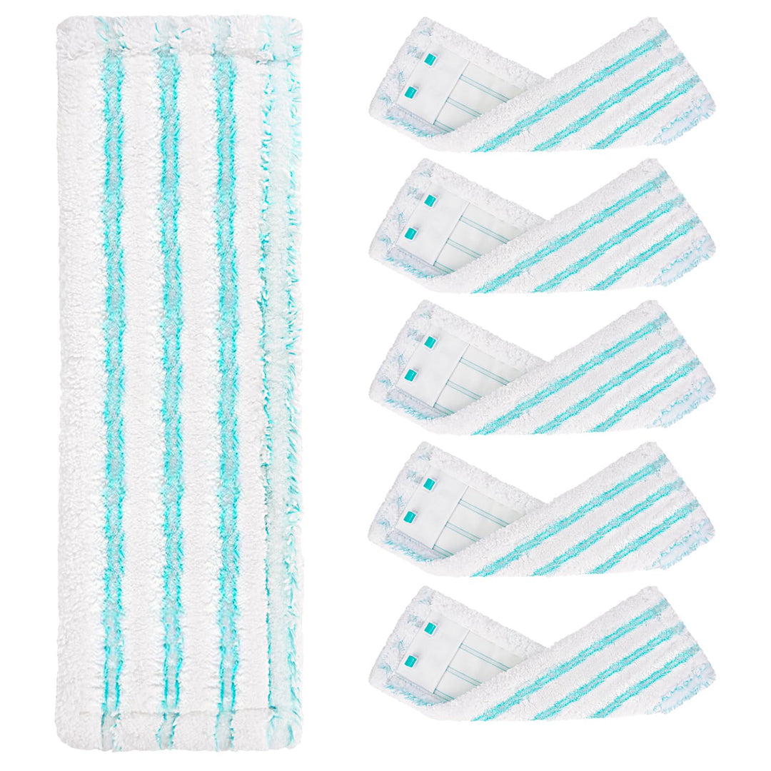 6 Stück Ersatz-Wischbezüge für Leifheit Profi XL Micro Duo / Profi XL Cotton Plus, Mikrofaser Wischb