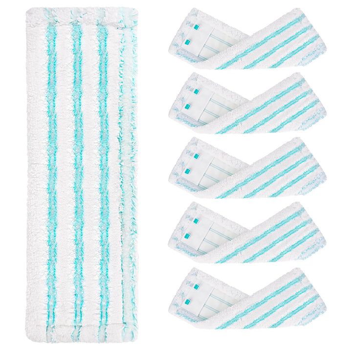 6 Stück Ersatz-Wischbezüge für Leifheit Profi XL Micro Duo / Profi XL Cotton Plus, Mikrofaser Wischb