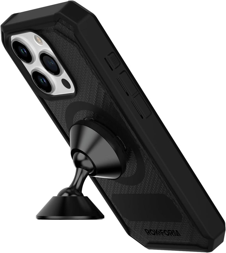 Rokform - Universal verstellbare magnetische KFZ-Halterung, 360 Grad drehbar mit 3M VHB-Klebeband, H