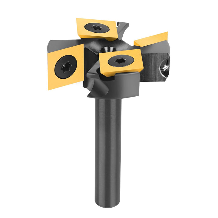 SpeTool Planfräser 8mm Schaft 38.1mm Schnittdurchmesser Planfräser für Oberfräse Hobelfräser mit ATS