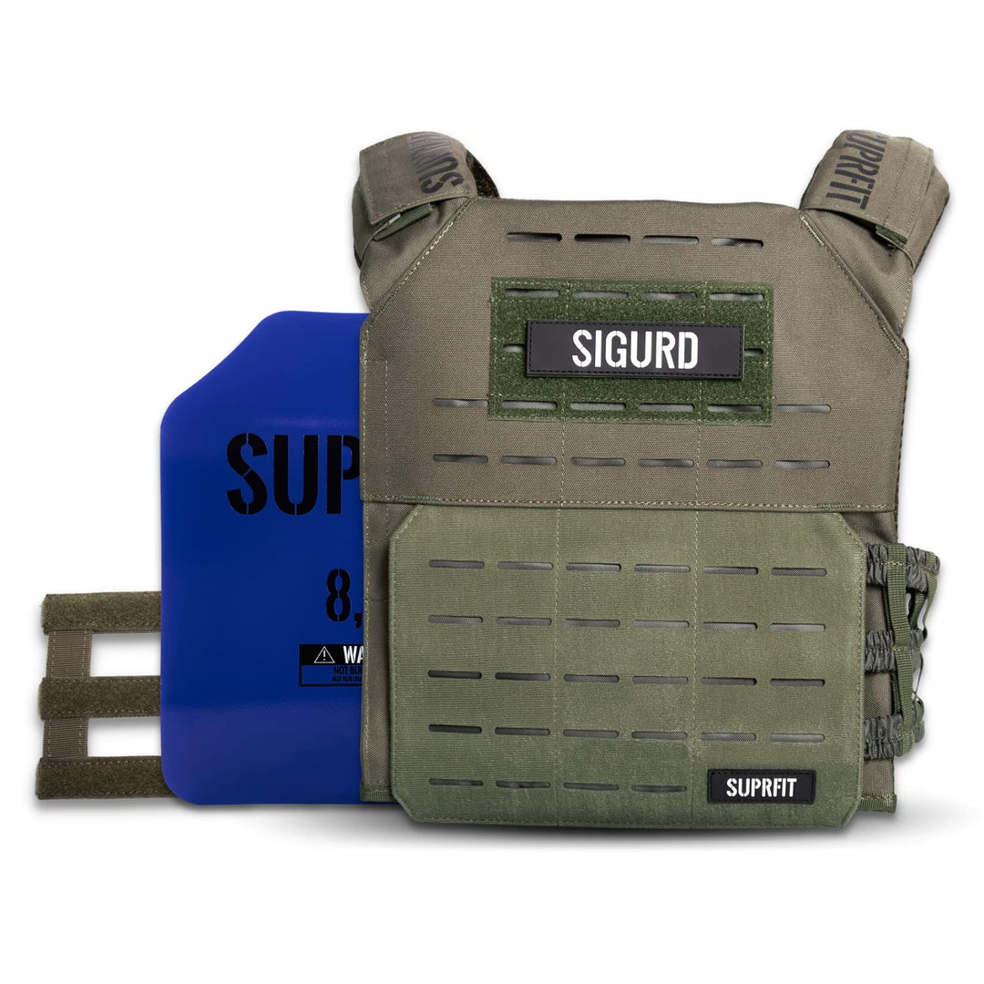 SUPRFIT - Sigurd 3D Gewichtsweste für Calisthenics, Krafttraining & Crossfit - Verstellbare Weight V