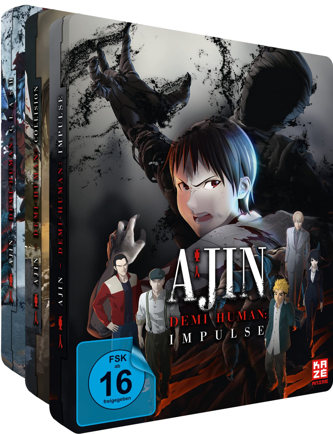 Ajin: Demi-Human - Movie-Trilogie 1-3 - Gesamtausgabe - [Blu-ray] Steelcase, Blu-ray