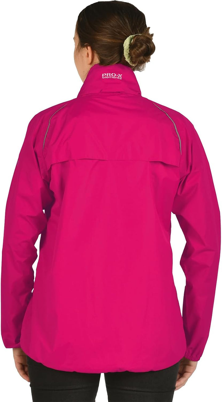 PRO-X elements Damen Pack Able Jacke, Cherry