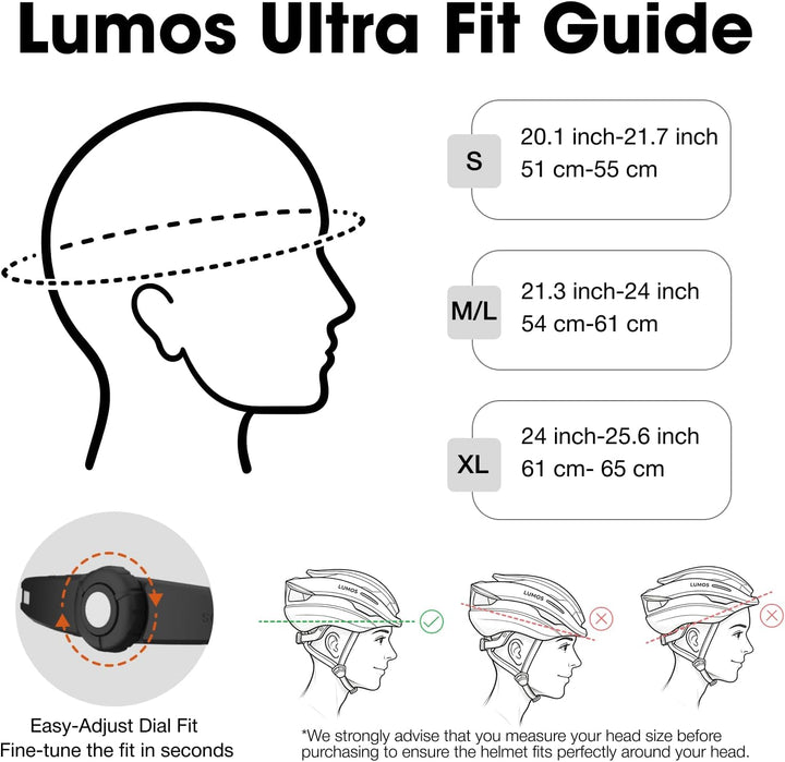Lumos Ultra Smart-Helm | Fahrradhelm | Vorder- und Rücklicht (LED) | Blinker | Bremslichter | Blueto