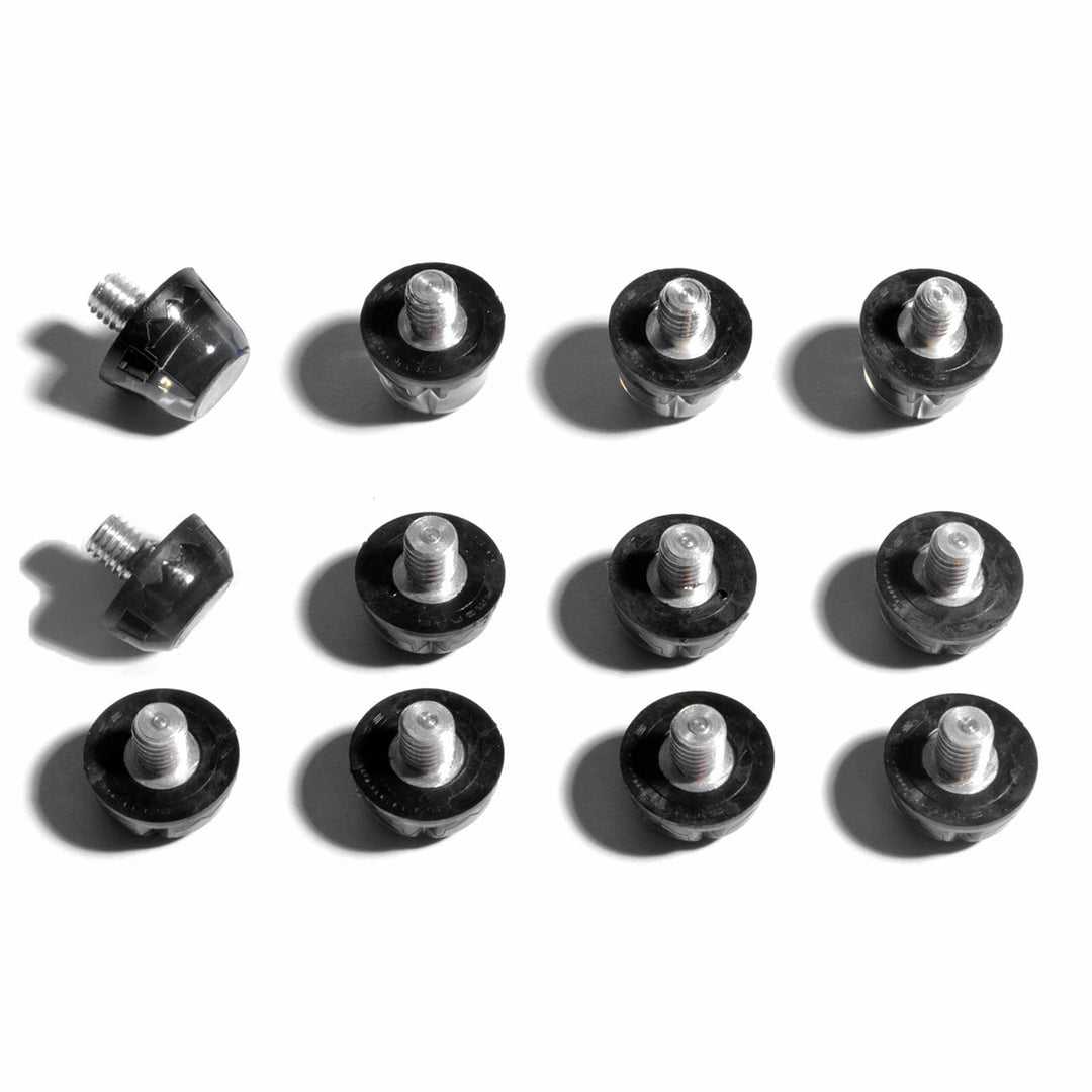 STUDIAMONDS Gummistollen für Fussballschuhe - 12 Fussballstollen Standardgewinde-TPU Studs Transluze