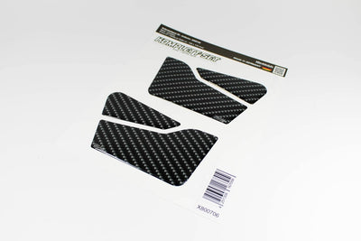 BIKE-label Tankpad seitlich Carbon Schwarz kompatibel mit Kawasaki X800706VA Je Seite Ca. 149 X 134