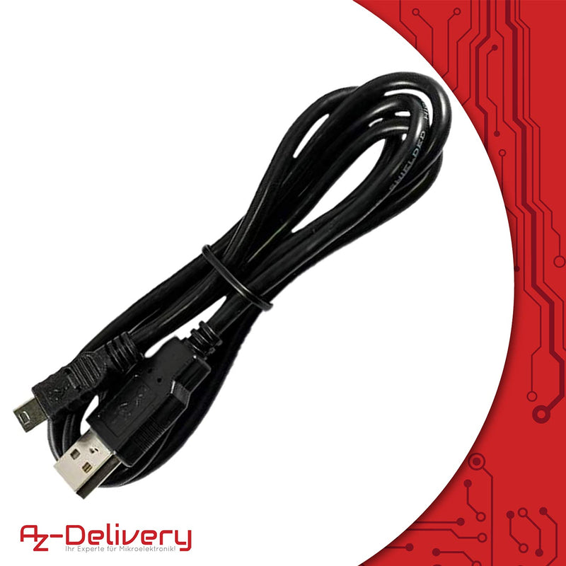 AZDelivery 5 x Logic Analyzer 8 CH, 24MHz mit USB-Kabel, kompatibel mit Arduino inklusive eBook!, 5