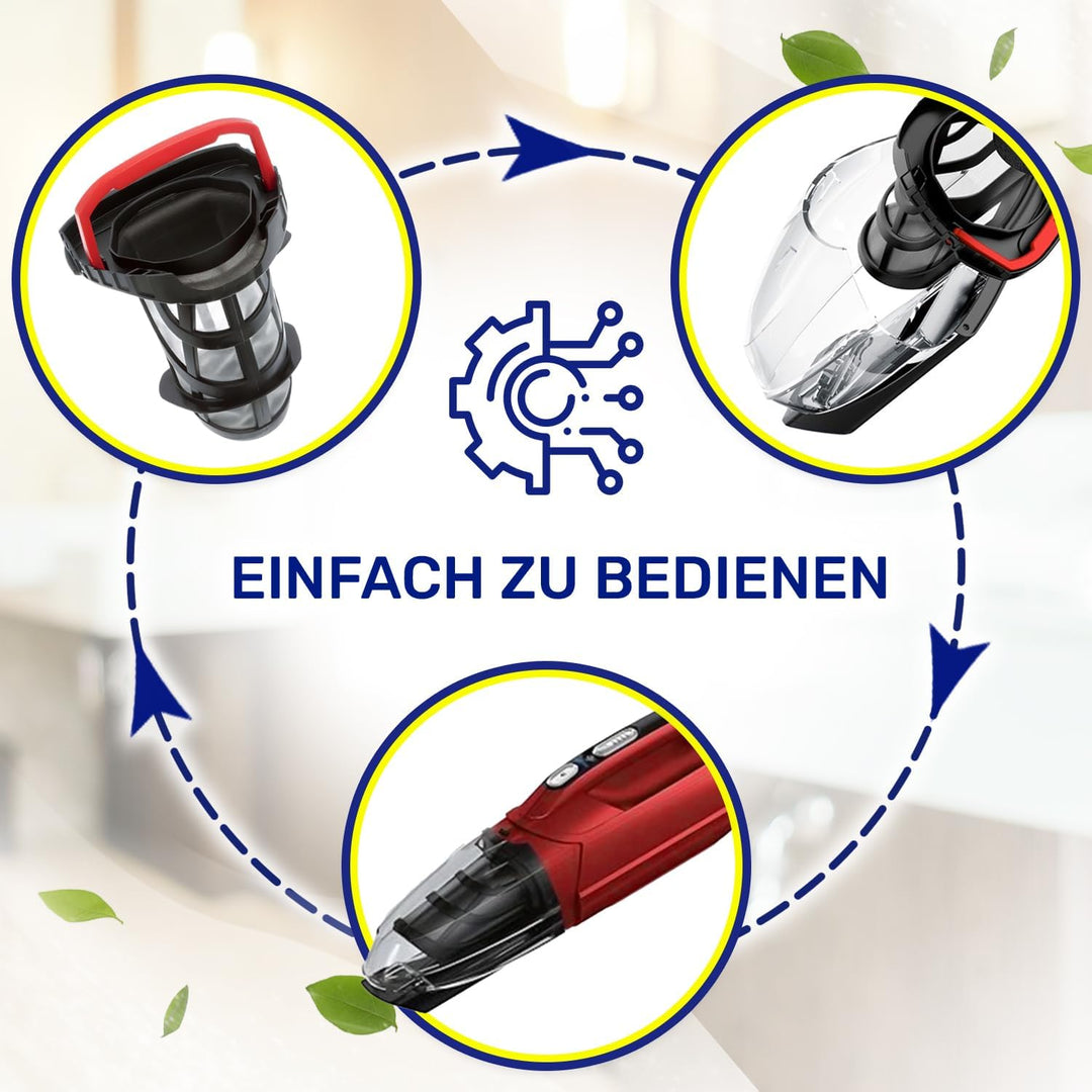 Extern Akku Staubsauger Filter mit dem Originalcode 12014108 für Bosch Handstaubsauger – MONTERAL