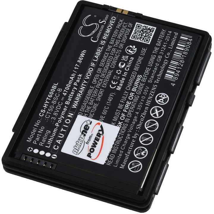 Akku kompatibel mit Honeywell Typ CT50-BSC-B, 3,8V, Li-Polymer