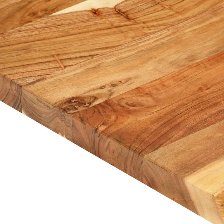 vidaXL Akazienholz Massiv Waschtischplatte Badezimmer Waschtisch Waschtischkonsole Platte Holzplatte